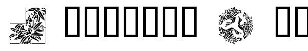 Japanese Designs font preview
